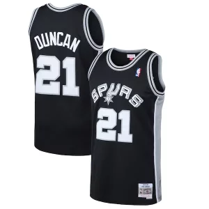 Robusto Tim Duncan San Antonio Spurs 1998/99 Hardwood Classics Swingman Jersey Black