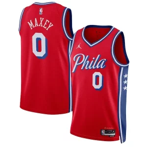 Robusto Tyrese Maxey Philadelphia 76ers Jordan Brand Unisex Swingman Jersey Statement Edition Red
