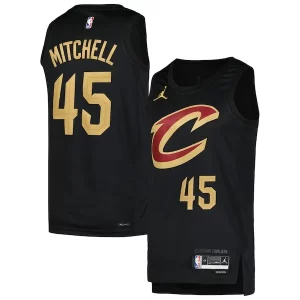 Sofisticado Donovan Mitchell Cleveland Cavaliers Jordan Brand Swingman Player Jersey Statement Edition Black