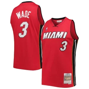 Sofisticado Dwyane Wade Miami Heat Hardwood Classics Swingman Jersey Red