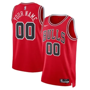 Sofisticado Encantador Chicago Bulls Nike Unisex Swingman Custom Jersey Red Icon Edition