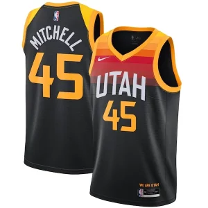 Sofisticado Genial Donovan Mitchell Utah Jazz Nike 2021/22 Swingman Player Jersey Black City Edition