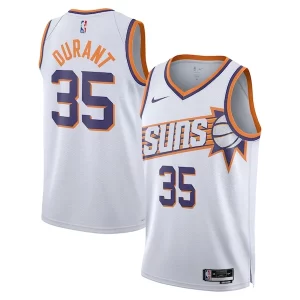 Sofisticado Hermoso Kevin Durant Phoenix Suns Nike Unisex Swingman Jersey Association Edition White/Purple