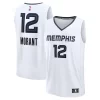 Sofisticado Ja Morant Memphis Grizzlies Fast Break Replica Player Jersey Association Edition White