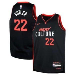 Sofisticado Jimmy Butler Miami Heat Nike Youth Swingman Replica Jersey City Edition Black