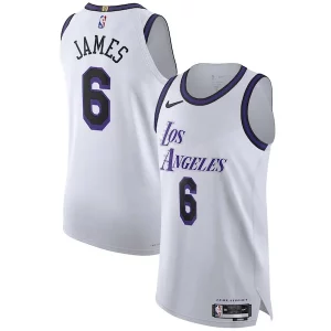 Sofisticado LeBron James Los Angeles Lakers Nike 2022/23 Authentic Jersey City Edition White