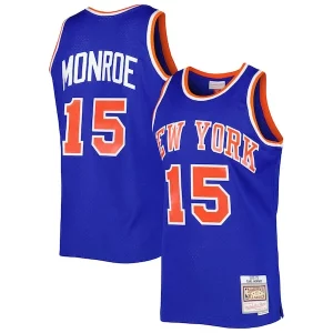 Sofisticado Original Atractivo Earl Monroe New York Knicks 2001/02 Hardwood Classics Swingman Jersey Blue