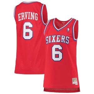 Sofisticado Original Julius Erving Philadelphia 76ers Women's 1982/83 Hardwood Classics Swingman Jersey Red