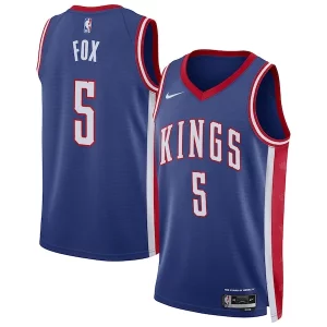 Sofisticado Práctico Bonito De'Aaron Fox Sacramento Kings Nike Unisex 2024/25 Swingman Player Jersey City Edition Blue