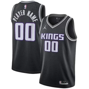 Sofisticado Sacramento Kings Jordan Brand Swingman Custom Jersey Statement Edition Black