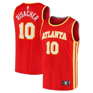 Increíble Comodo Maravilloso Zaccharie Risacher Atlanta Hawks Youth 2024 NBA Draft Fast Break Player Jersey Icon Edition Red