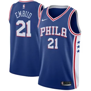 Único Cool Moderno Joel Embiid Philadelphia 76ers Nike Swingman Jersey Royal Icon Edition
