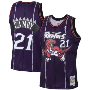 Único Marcus Camby Toronto Raptors 2001/02 Hardwood Classics Swingman Jersey Purple