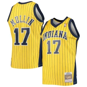 Versátil Chris Mullin Indiana Pacers 1999/00 Hardwood Classics Swingman Jersey Gold