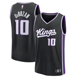 Moderno DeMar DeRozan Sacramento Kings Fast Break Replica Player Jersey Icon Edition Black