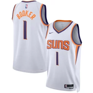 Versátil Devin Booker Phoenix Suns Nike Unisex Swingman Jersey Association Edition White/Purple