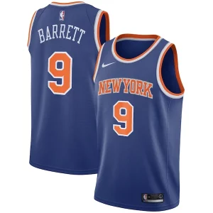 Versátil Genial RJ Barrett New York Knicks Nike Swingman Jersey Blue Icon Edition