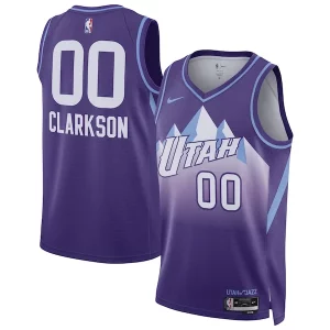 Versátil Magnífico Jordan Clarkson Utah Jazz Nike Unisex 2024/25 Swingman Player Jersey City Edition Purple