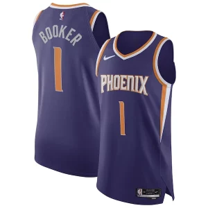 Versátil Original Devin Booker Phoenix Suns Nike Authentic Jersey Association Edition Purple