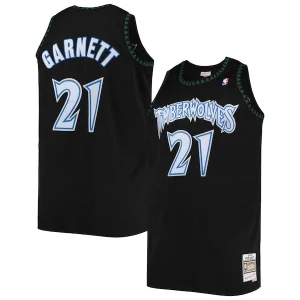 Versátil Original Kevin Garnett Minnesota Timberwolves 1997/98 Big & Tall Hardwood Classics Swingman Jersey Black
