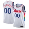 Versátil Original Philadelphia 76ers Nike Unisex 2024/25 Custom Swingman Jersey City Edition White