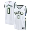 Versátil Perfecto Damian Lillard Milwaukee Bucks Fast Break Replica Player Jersey Association Edition White
