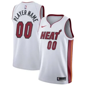 Versátil Perfecto Único Miami Heat Nike 2020/21 Swingman Custom Jersey Association Edition White