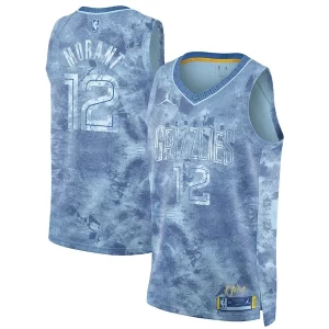 Versátil Práctico Ja Morant Memphis Grizzlies Nike Unisex Select Series Swingman Jersey Light Blue